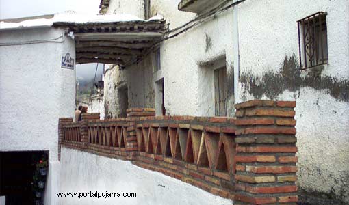 Construcciones típicas de Bubión