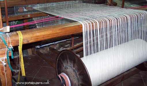 telar tapices artesanía Alpujarra