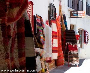 Tienda de jarapas Alpujarra artesanía