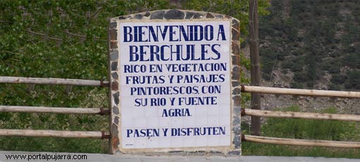 Cartel Berchules Alpujarra