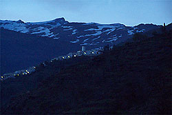 barranco de noche fotos Casa Julio Alpujarra