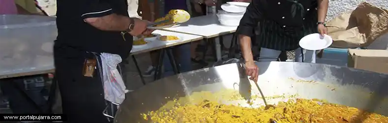 Fista paella en Alpujarra