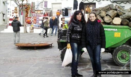 Preparando la fiesta de Fin de año en la Alpujarra