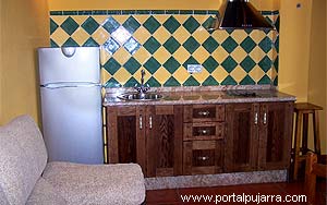 cocina apartamento en la Alpujarra