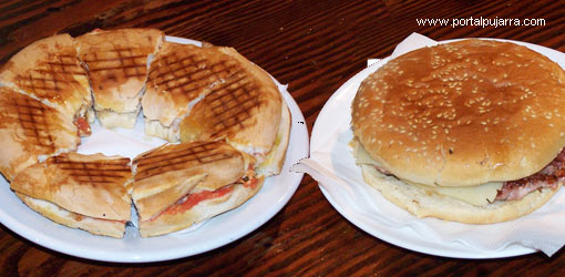 Comida rápida o fast food en La Alpujarra