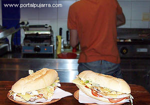 Comida rápida o fast food en La Alpujarra