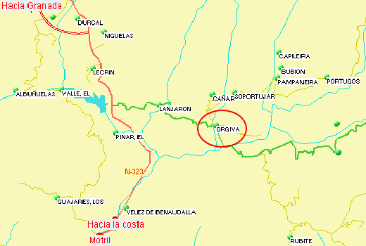 mapa alpujarra