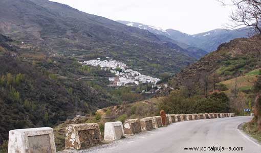 Vista general Trevélez Alpujarra